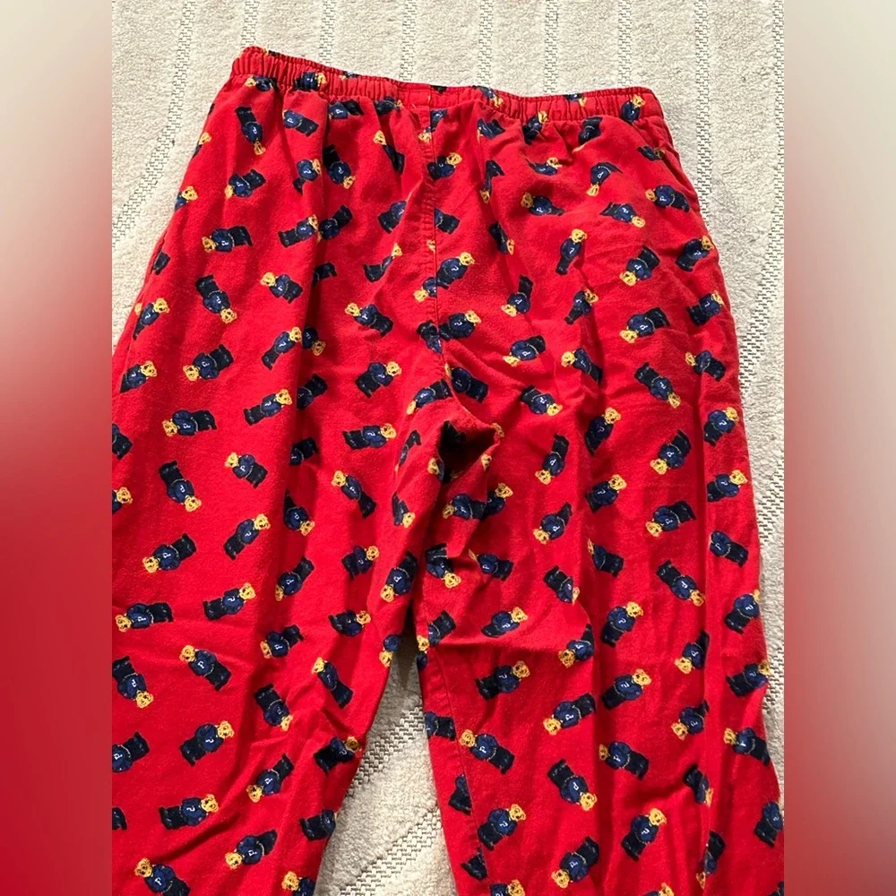 Polo Ralph Lauren Men’s Red Polo Bear Pajama Lounge Pants - S